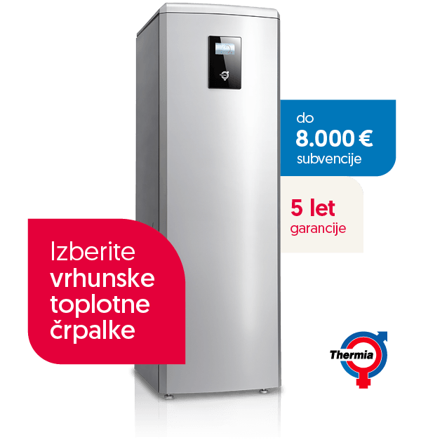 Izberite vrhunske topotne crpalke Thermia